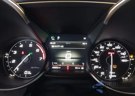 2019 Alfa Romeo Giulia Ti Sport Awd z USA, uszkodzony, nr VIN ZARFANBN4K7601151